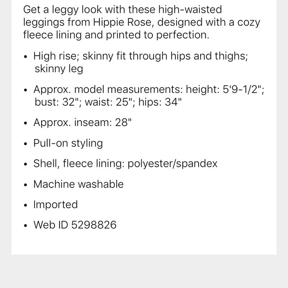 Pink Rose Pants & Jumpsuits Fleece Lined Leggings Poshmark